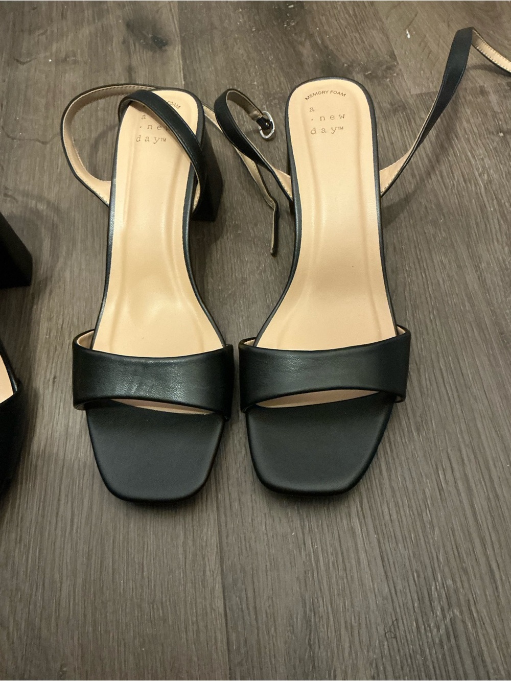 a new day Women's Shannon Heels with Memory Foam Insole - Size 9.5